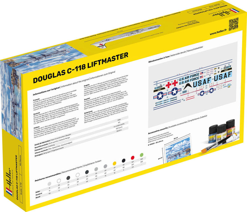 Load image into Gallery viewer, Heller 1/72 Douglas C-118 Liftmaster - Kit