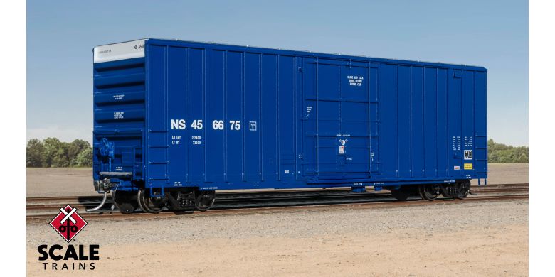 Chargez l'image dans la visionneuse de la galerie, ExactRail Evolution HO Gunderson 6269 High-Cube Boxcar - Norfolk Southern/NS
