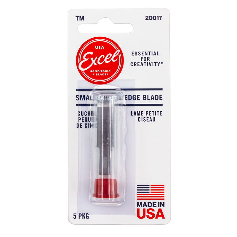 Load image into Gallery viewer, Excel Light Duty Replacement Blades (Fit K1 K3 K17 K18 K30 & K40 Handles) - #17 Small Chisel pkg(5) Carded