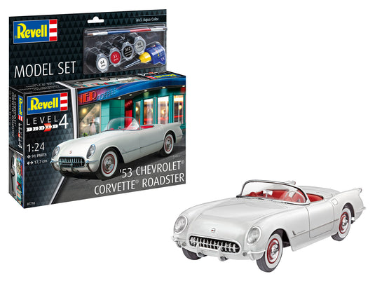 Revell Germany 1/24 1953 Corvette Roadster - Model Set