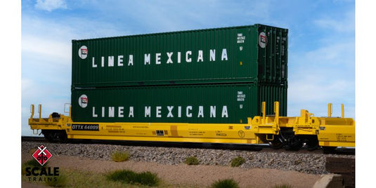 ScaleTrains Operator HO 40’ Modern Angled Container - Linea Mexicana