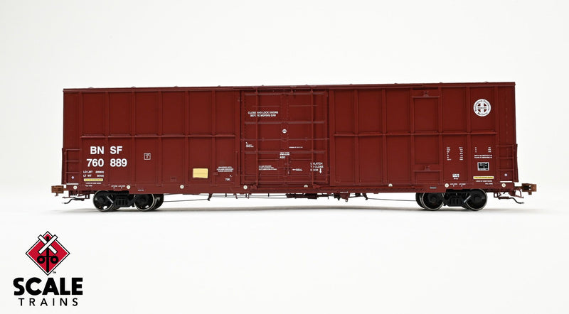 Chargez l'image dans la visionneuse de la galerie, ScaleTrains Rivet Counter HO Trinity 60' 7500 8' Double-Plug-Door High-Cube Boxcar - BNSF