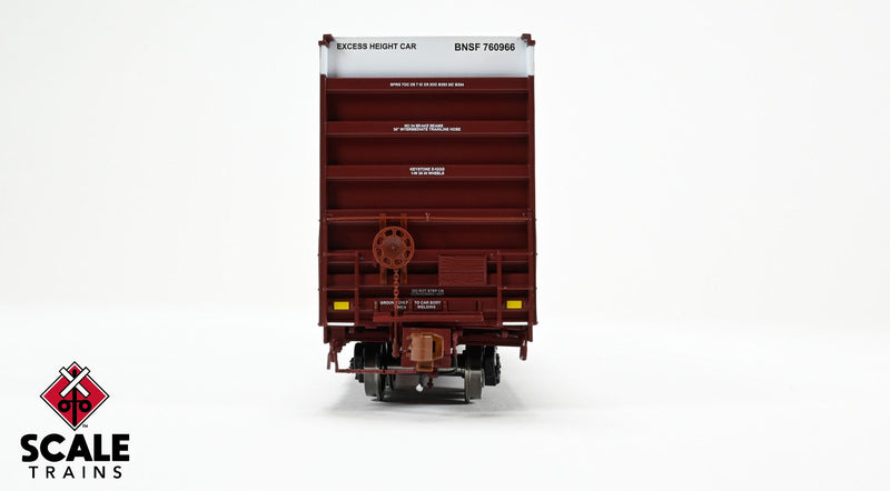Chargez l'image dans la visionneuse de la galerie, ScaleTrains Rivet Counter HO Trinity 60' 7500 8' Double-Plug-Door High-Cube Boxcar - BNSF #760966