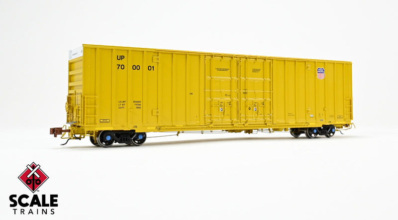 Chargez l'image dans la visionneuse de la galerie, ScaleTrains Rivet Counter HO Trinity 60' 7500 8' Double-Plug-Door High-Cube Boxcar - UP
