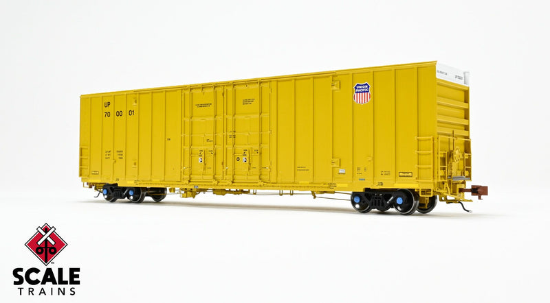 Chargez l'image dans la visionneuse de la galerie, ScaleTrains Rivet Counter HO Trinity 60' 7500 8' Double-Plug-Door High-Cube Boxcar - UP