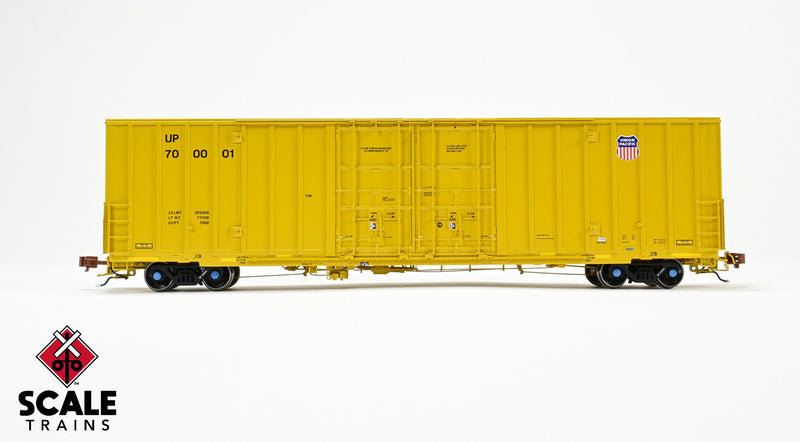 Chargez l'image dans la visionneuse de la galerie, ScaleTrains Rivet Counter HO Trinity 60' 7500 8' Double-Plug-Door High-Cube Boxcar - UP
