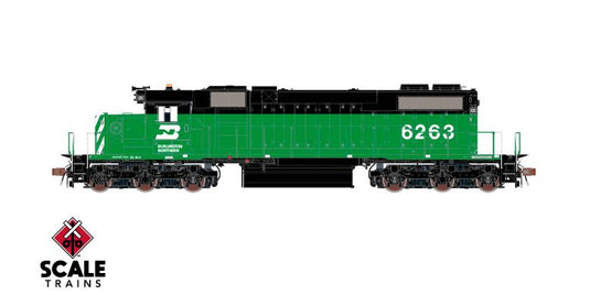 ScaleTrains Rivet Counter HO Scale EMD SD38-2 w/o Dynamic Brakes, Burlington Northern : #6263