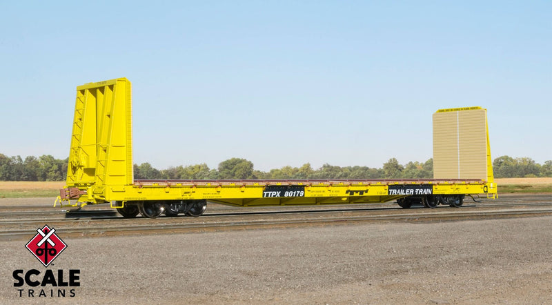 Load image into Gallery viewer, ScaleTrains Rivet Counter HO Scale F68AH Bulkhead Flat Car - TTPX #81119