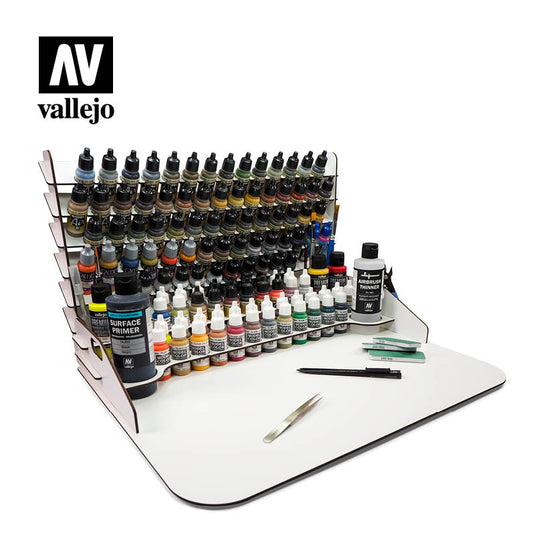 Vallejo Paint display and work station w/vertical storage 50 x 37 cm