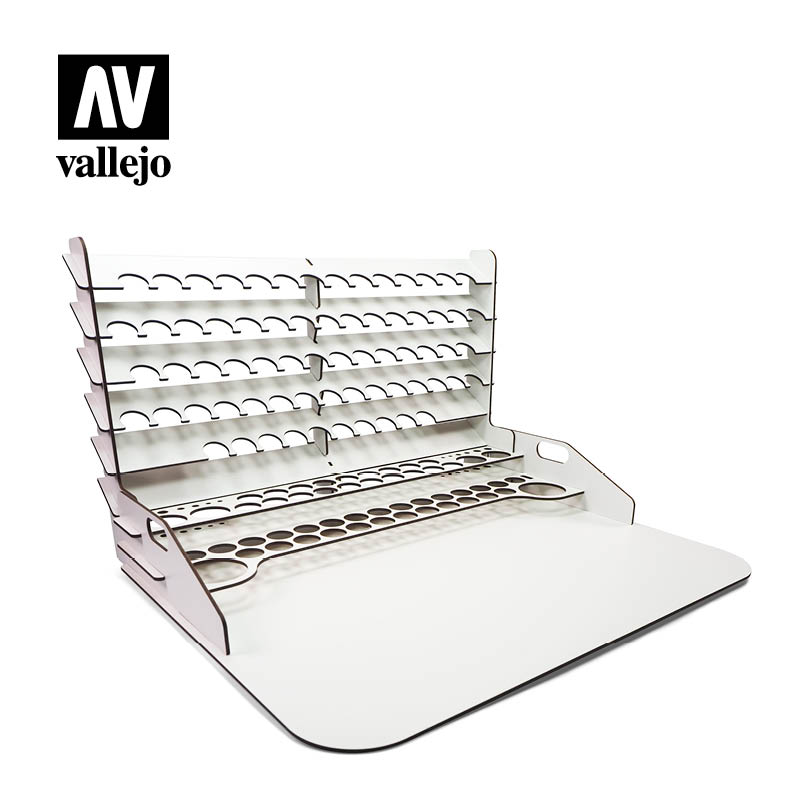 Chargez l'image dans la visionneuse de la galerie, Vallejo Paint display and work station w/vertical storage 50 x 37 cm
