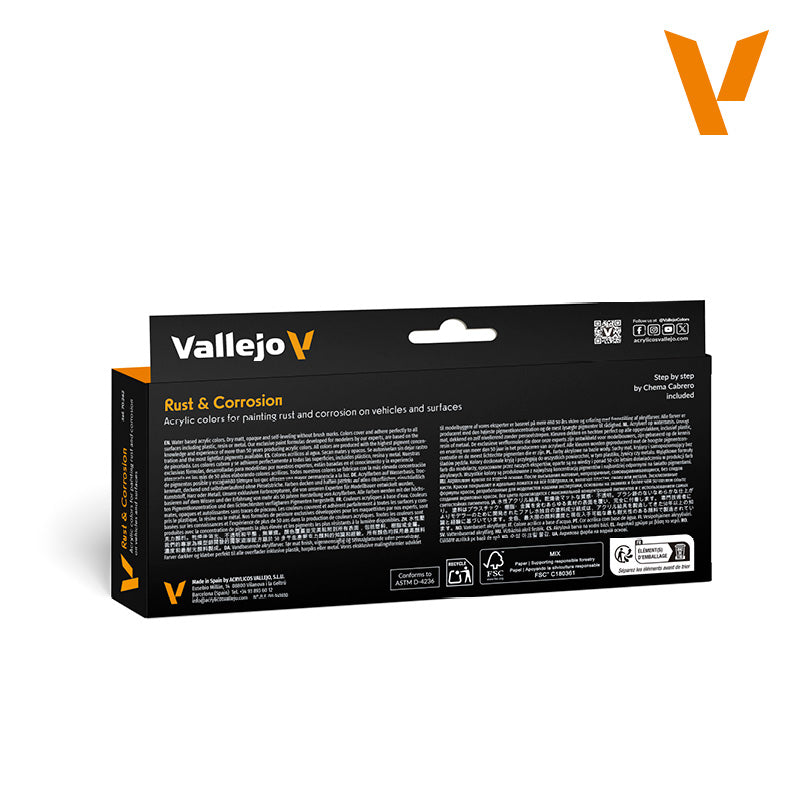 Load image into Gallery viewer, Vallejo Rust & Corrosion Set 9pcs.