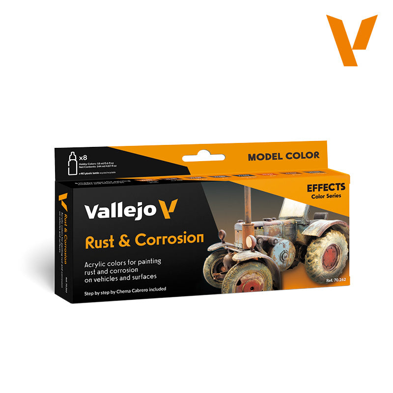 Load image into Gallery viewer, Vallejo Rust & Corrosion Set 9pcs.