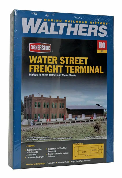 Walthers Cornerstone HO Water Street Freight Terminal - Kit