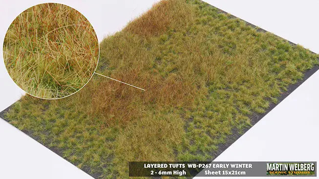 Load image into Gallery viewer, Martin Welberg – Touffes d'herbe étagées (Layered Tufts) – 2-6 mm / Début d'hiver (Early Winter) (440-P267)