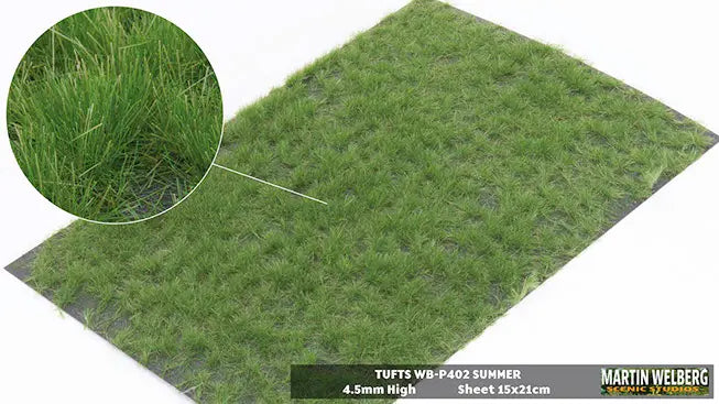 Chargez l'image dans la visionneuse de la galerie, Martin Welberg – Touffes d'herbe (Tufts) – 4,5 mm / Été (Summer) (440-P402)