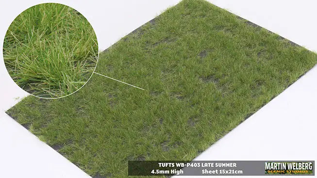 Chargez l'image dans la visionneuse de la galerie, Martin Welberg – Touffes d'herbe (Tufts) – 4,5 mm / Fin d'été (Late Summer) (440-P403)