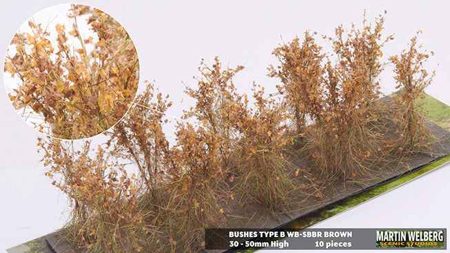 Load image into Gallery viewer, Martin Welberg – Buissons (Bushes) – Type B / Brun (Brown) (440-SBBR)