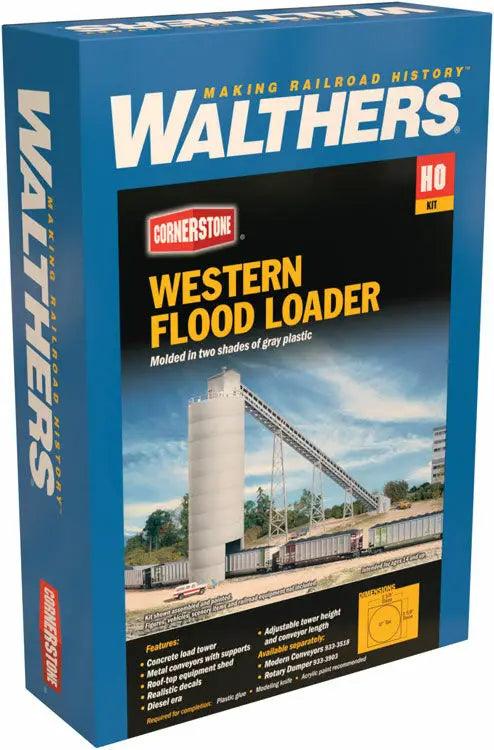 Walthers Cornerstone HO Western Coal Flood Loader - Kit