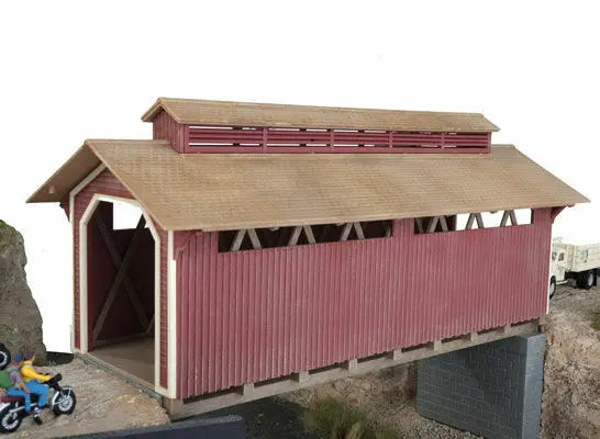 Load image into Gallery viewer, Walthers Cornerstone HO Willow Glen Covered Bridge - Kit