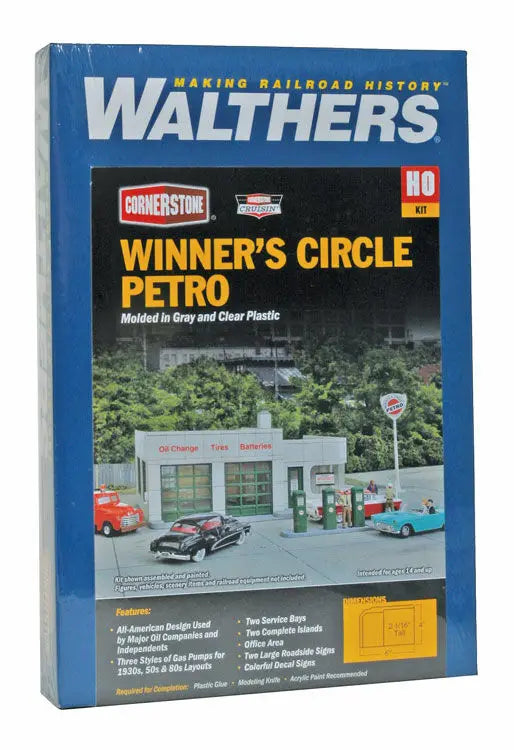 Walthers Cornerstone HO Winner's Circle Petro - Kit