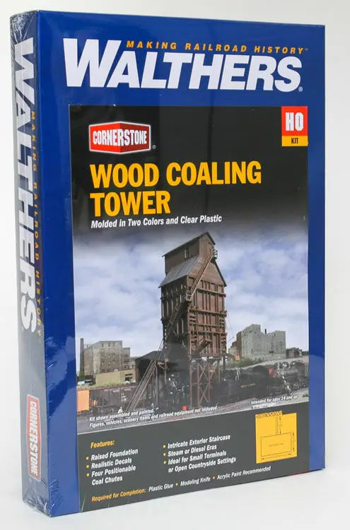 Walthers Cornerstone HO Wood Coaling Tower - Kit