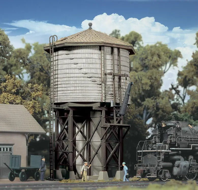 Load image into Gallery viewer, Walthers Cornerstone HO Wood Water Tank - Kit