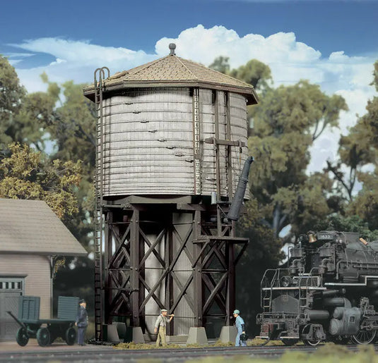 Walthers Cornerstone HO Wood Water Tank - Kit