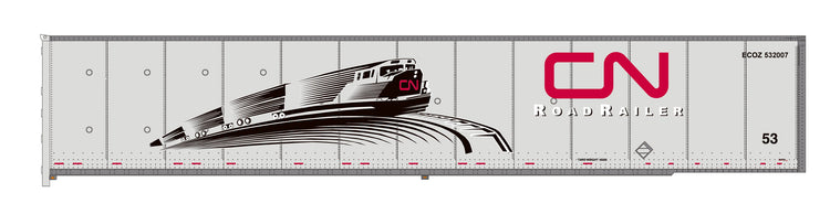 Remorque RoadRailer Canadien National CN Eco – Bowser HO
