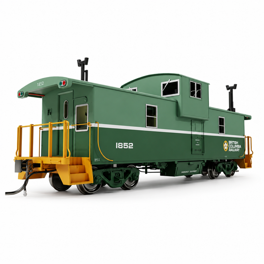 Fourgons de queu Rapido Trains HO PGE et BC Rail Squamish