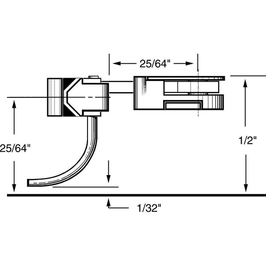 Kadee #39 Metal Coupler - Kit - Long 25/64 Overset w/#233 Draft Gear Boxes 2 Pair