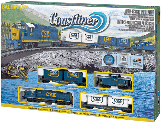 Bachmann HO Coastliner Train Set - CSX Transportation