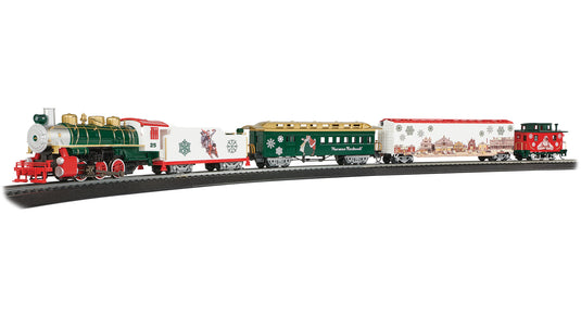 Bachmann HO – Coffret de train Norman Rockwell Christmas Express – contenu du coffret (160-774)