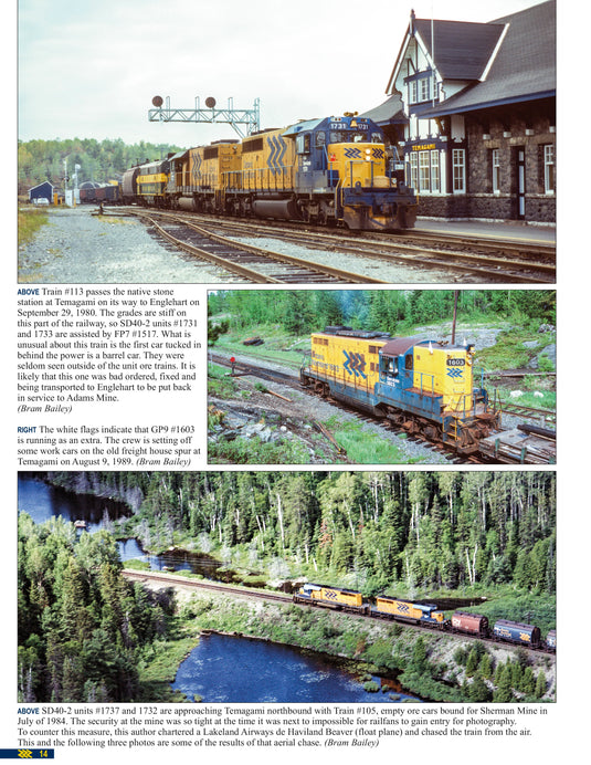 Morning Sun Books - Ontario Northland In Color Volume 2: The Chevron Era - Hardcover 128 Pages All Color