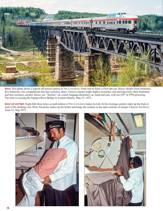 Morning Sun Books - Canadian Passenger Trains 1967-1983 In Color - Hardcover, 128 Pages