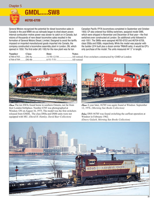 Morning Sun Books - Canadian Pacific Power In Color Vol.1 Switchers - Hardcover 128 Pages All Color