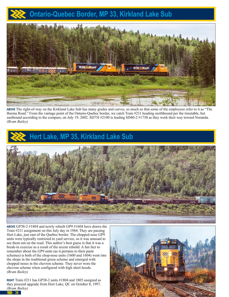 Chargez l'image dans la visionneuse de la galerie, Morning Sun Books - Ontario Northland In Color Volume 2: The Chevron Era - Hardcover 128 Pages All Color
