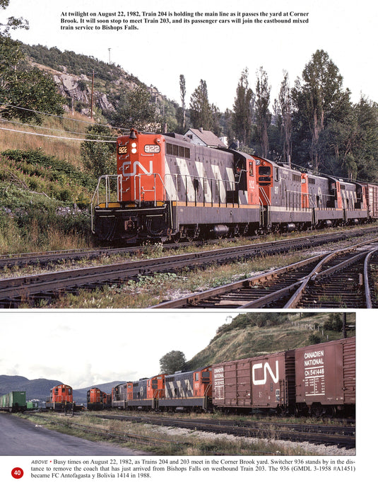 Morning Sun Books - Trackside in Newfoundland - With Bill Linley - Hardcover 128 Pages All Color