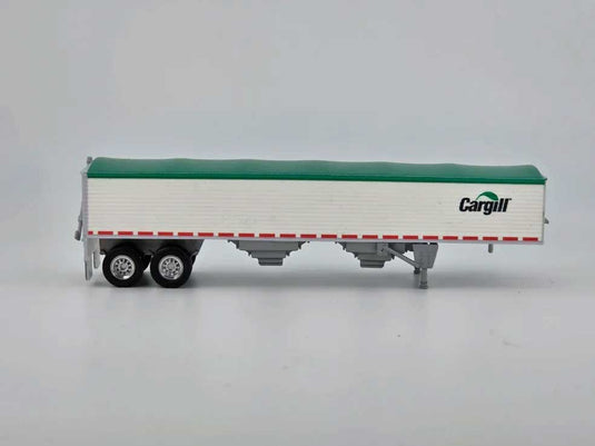 HO Logistics Replicas 39' Covered Grain Trailer - Cargill (white, green)
