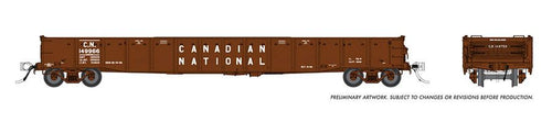 Rapido Trains HO 52' Gondola: Canadian National 12in. Scheme - CN #149987