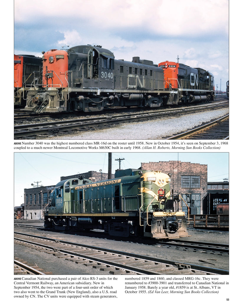 Load image into Gallery viewer, Morning Sun Books - Canadian National Power In Color Vol.2 First Generation MLW and CLC Roadswitchers - Hardcover 128 Pages All Color
