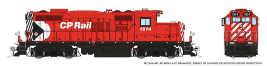Rapido Trains HO GMD GP-9u w/DCC & Sound - Canadian Pacific (Multimark)