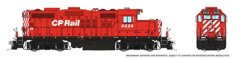 Load image into Gallery viewer, Rapido Trains HO GMD GP-9u w/DCC &amp; Sound - Canadian Pacific (No Multimark)
