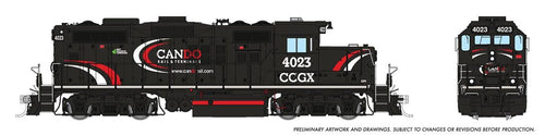 Rapido Trains HO GMD GP-9u w/DCC & Sound - Cando (CCGX)