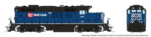 Rapido Trains HO GMD GP-9u w/DCC & Sound - Southern Railway of BC (Rail Link)
