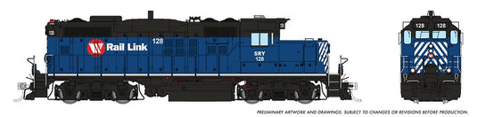 Rapido Trains HO GMD GP-9u w/DCC & Sound - Southern Railway of BC (Rail Link)