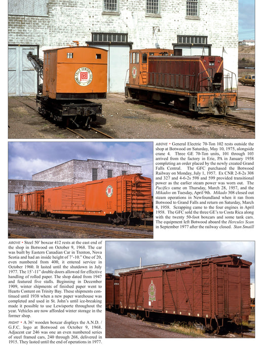 Morning Sun Books - Trackside in Newfoundland - With Bill Linley - Hardcover 128 Pages All Color
