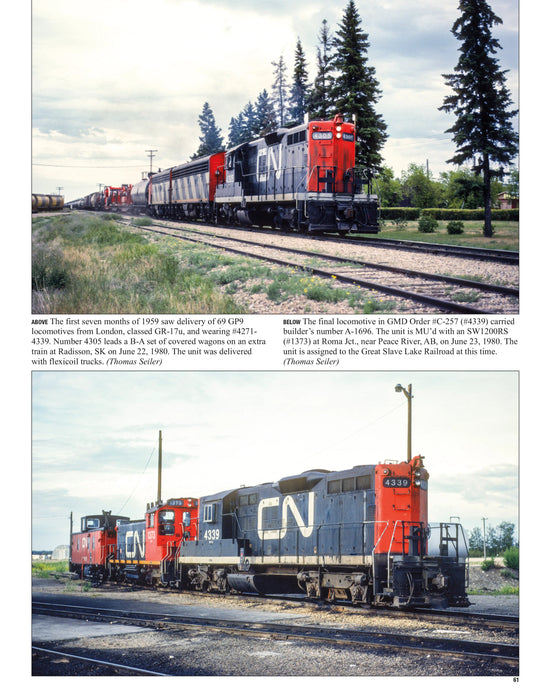Morning Sun Books - Canadian National Power In Color Vol.1 First Generation GM Roadswitchers - Hardcover 128 Pages All Color
