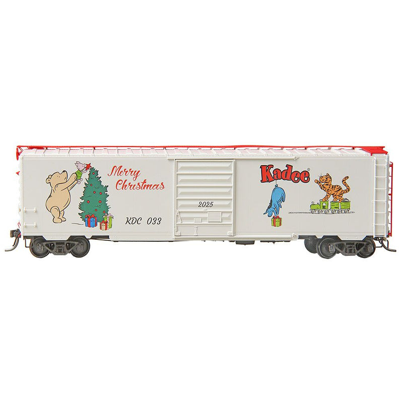 Load image into Gallery viewer, Kadee HO 50&#39; PS-1 Boxcar - Winnie-the-Pooh and Friends 2025 Christmas Car - KDC #033
