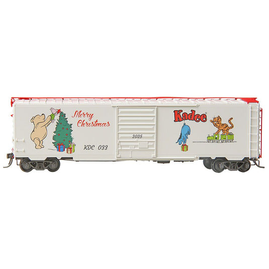 Kadee HO 50' PS-1 Boxcar - Winnie-the-Pooh and Friends 2025 Christmas Car - KDC