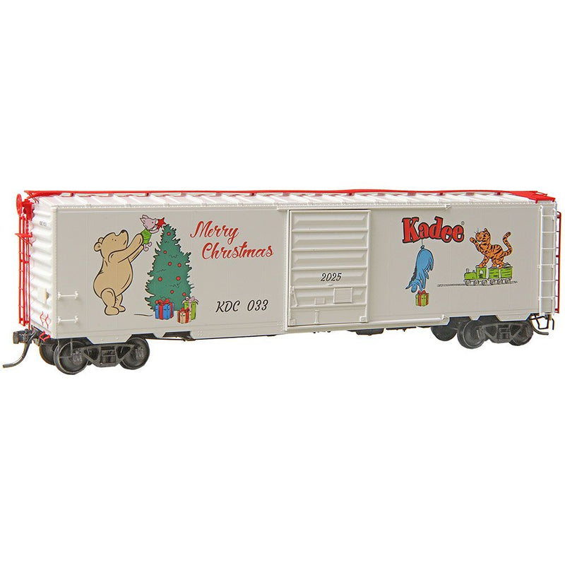 Load image into Gallery viewer, Kadee HO 50&#39; PS-1 Boxcar - Winnie-the-Pooh and Friends 2025 Christmas Car - KDC #033
